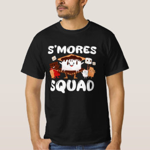 Camiseta S'mores Marshmallow Funny Smores Squad Camping Ca