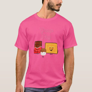 Camiseta Smores Marshmallow Roasting Chimenea de camping