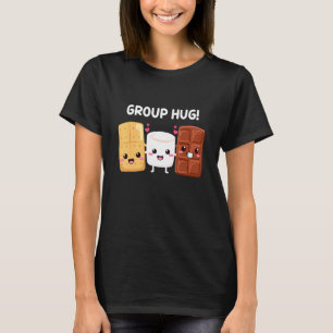 Camiseta S'mores Marshmallow Smores Camping Group Hug Cam