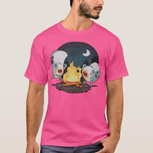 Camiseta Smores S'Mores Marshmallow Campfire Camping Roasti (Anverso)