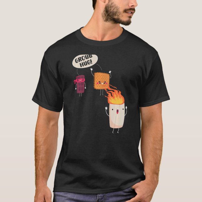 Camiseta Smores S'mores Marshmallow Camping Roasting Bonfir (Anverso)