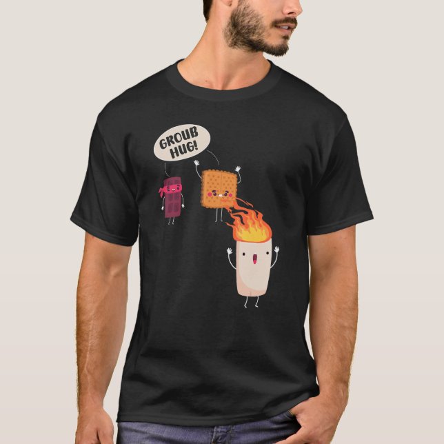 Camiseta Smores S'mores Marshmallow Camping Roasting Bonfir (Anverso)