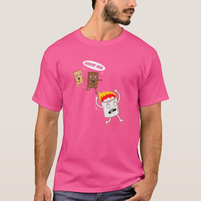Camiseta Smores S'mores Marshmallow Camping Roasting Bonfir (Anverso)