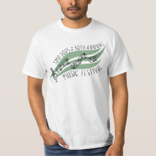 Camiseta SMR 30° Festival de Música anual T-Shirt
