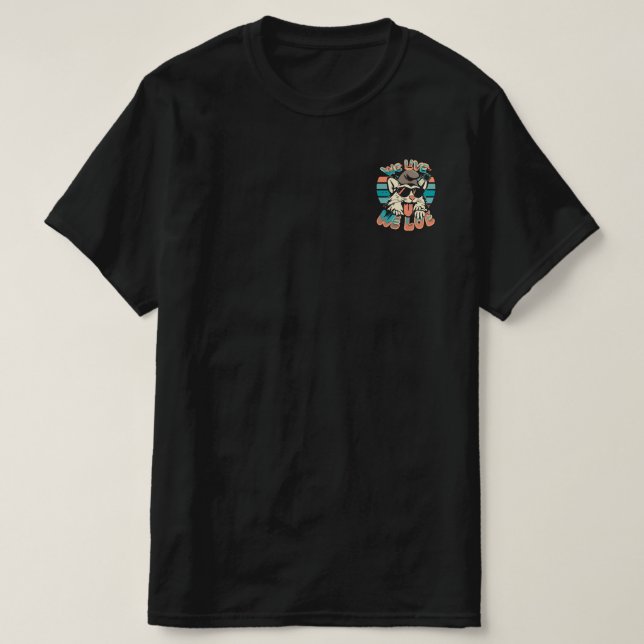 Camiseta Smurf Cat - Vivimos Amamos  (Diseño del anverso)