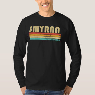 Camiseta Smyrna Ga Georgia Funny City Home Roots Retro 70