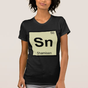 Camiseta Sn - Tabla Periódica de Química de Música de Shami