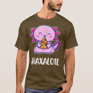 Camiseta Snaalotl Aolotl Cute Comer Pizza Aperitivos Pullov