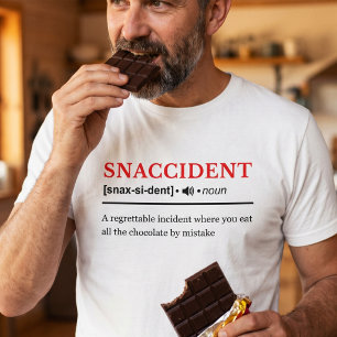 Camiseta Snaccident - Definición de diccionario personaliza