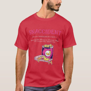 Camiseta Snaccidente FUNNY Foodie Pizza Fries Chips