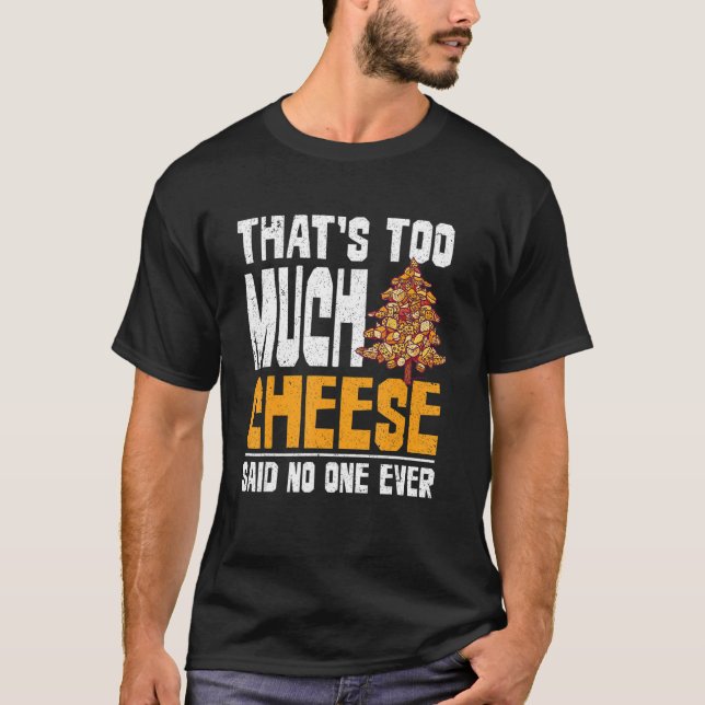 Camiseta Snack Cheddar Cheese Foodie (Anverso)