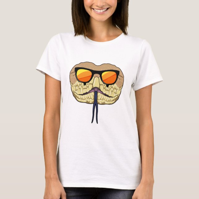 Camiseta Snack con gafas de sol (Anverso)