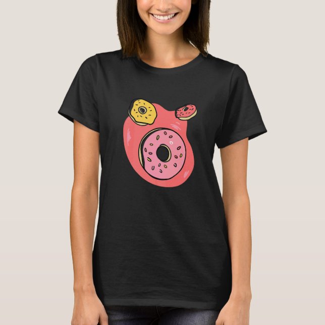 Camiseta Snack de Donuts (Anverso)