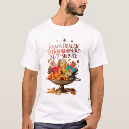 Camiseta Snack Dealer Extraordinaire Tee | 24/7 Service Fun