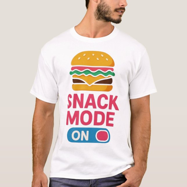 Camiseta Snack Mode Burger (Anverso)