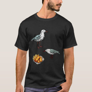 Camiseta Snack Squad: Gaviotas en una misión