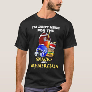 Camiseta Snacking Y Fútbol Comercial Estadounidense M