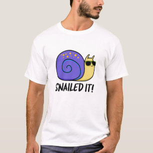 Camiseta Snacks It Funny Snail Pun