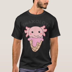 Camiseta Snacks Pun Snaxolotl Helado