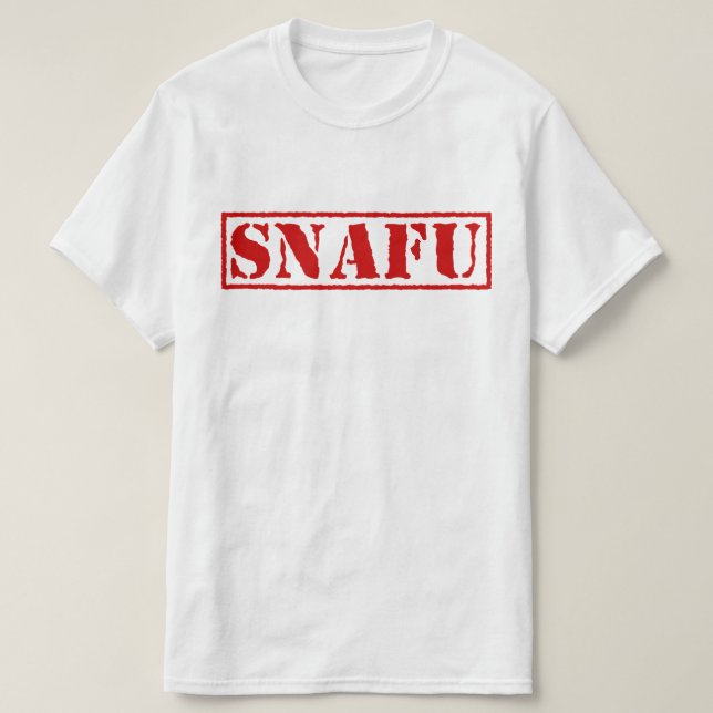 CAMISETA SNAFU (Diseño del anverso)