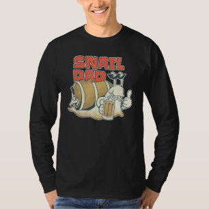 Camiseta Snail Dad Rare Snail Keeper Mascota Slug Snail