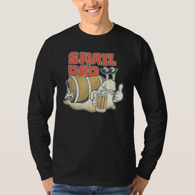 Camiseta Snail Dad Rare Snail Keeper Mascota Slug Snail (Anverso)