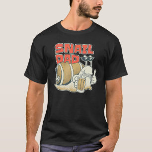 Camiseta Snail Dad Rare Snail Keeper Mascota Slug Snail