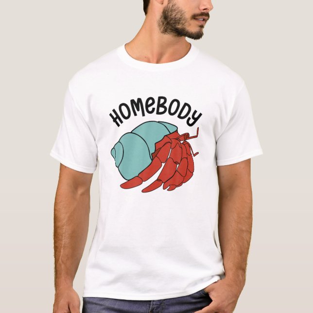 Camiseta Snail Homebody Funny Snail (Anverso)