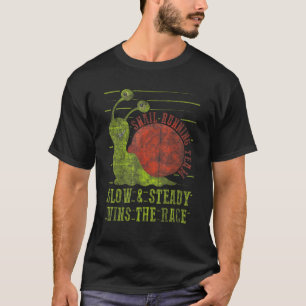 Camiseta Snail Running Team Slow & Steady Wins The Race Ru