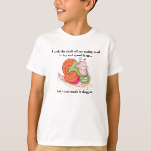 Camiseta Snail Slug Chiste Pun Funny Wordplay