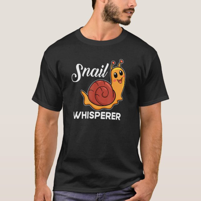 Camiseta Snail   Snail Present  Snail Whisperer (Anverso)