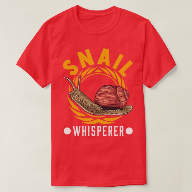 Camiseta Snail Whisperer (Diseño del anverso)