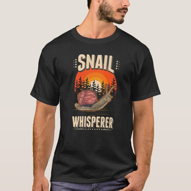 Camiseta Snail Whisperer (Anverso)