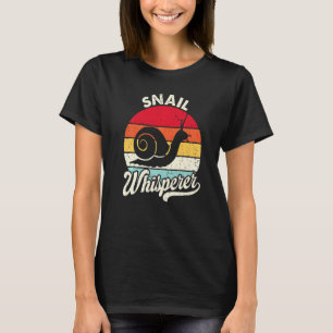 Camiseta Snail Whisperer Vintage Garden Mascota De Snail