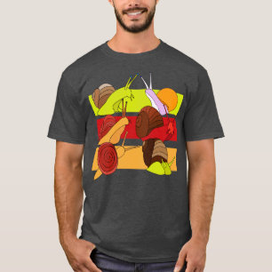 Camiseta Snails Snail Shell Carreras Snail