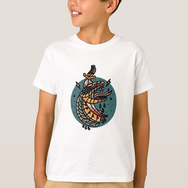 Camiseta Snake and Dagger (Anverso)