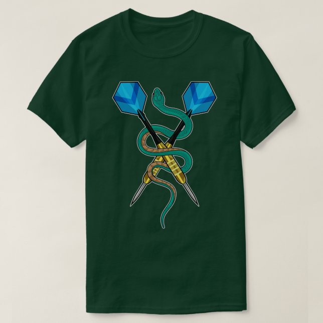 Camiseta Snake at Darts with Dart (1) (Diseño del anverso)