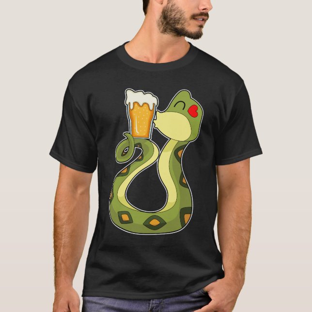 Camiseta Snake Beer (Anverso)