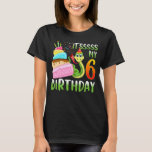 Camiseta Snake Birthday Party Kids 6th Reptile Supplies Dec<br><div class="desc">Snake Birthday Party Kids 6th Reptile Supplies Decorations</div>