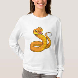 Camiseta Snake con copa de café