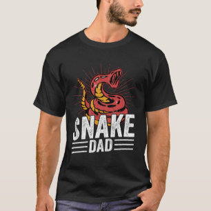 Camiseta Snake Dad Reptiles Mascota Reptile Dueño Gráfico 1