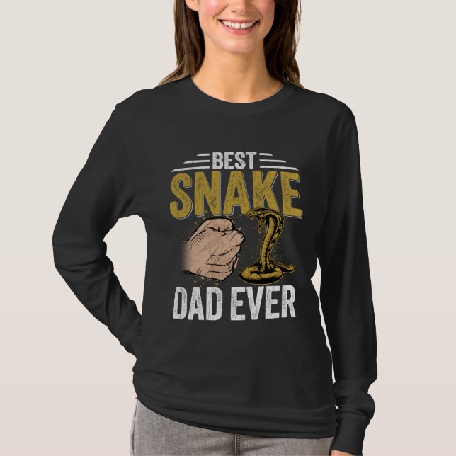Camiseta Snake Dad  Reptiles  Pet Reptile Owner Graphic (Anverso)