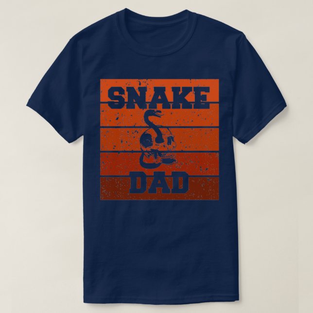 Camiseta Snake Dad Skull con Reptile (Diseño del anverso)