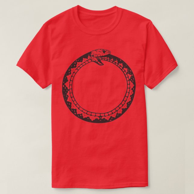 Camiseta Snake eating its own tail  (2)  (Diseño del anverso)
