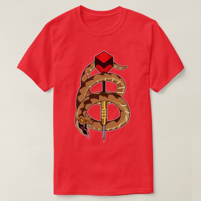 Camiseta Snake en Darts con Dart (Diseño del anverso)