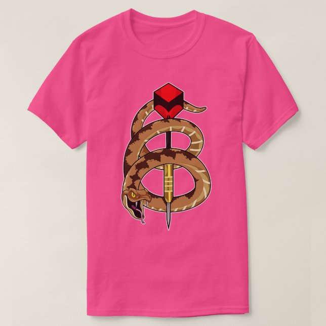 Camiseta Snake en Darts con Dart 1 (Diseño del anverso)