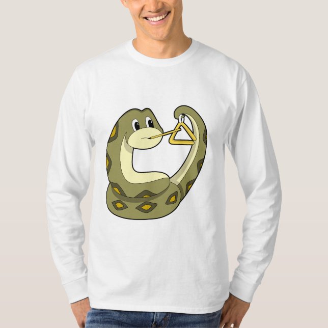 Camiseta Snake en la música con triángulo.PNG (Anverso)
