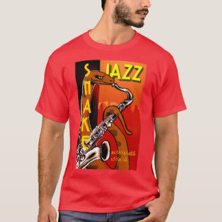 Camiseta Snake Jazz Vintage