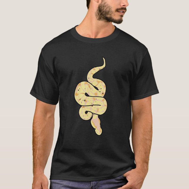 Camiseta Snake Lover Reptile Banana Ball Python Divertido F (Anverso)