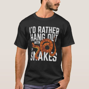 Camiseta Snake Reptile Keeper Animal Predator Snack